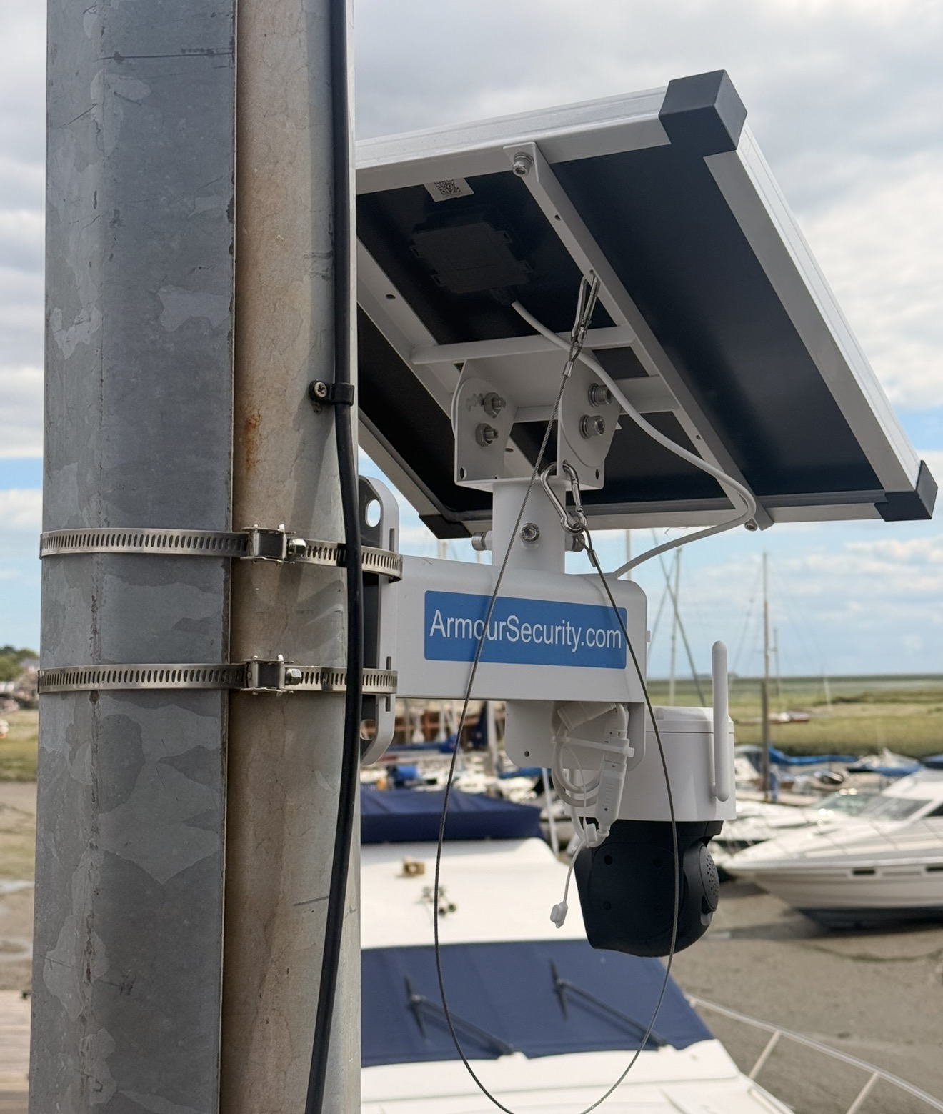 SmartGuard IntruderTrack installed at marina