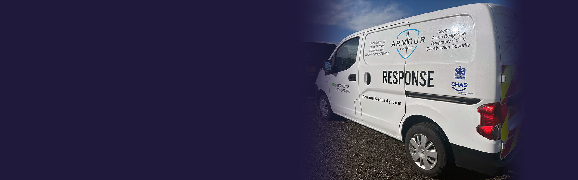 Armour Security mobile patrol response vehicle