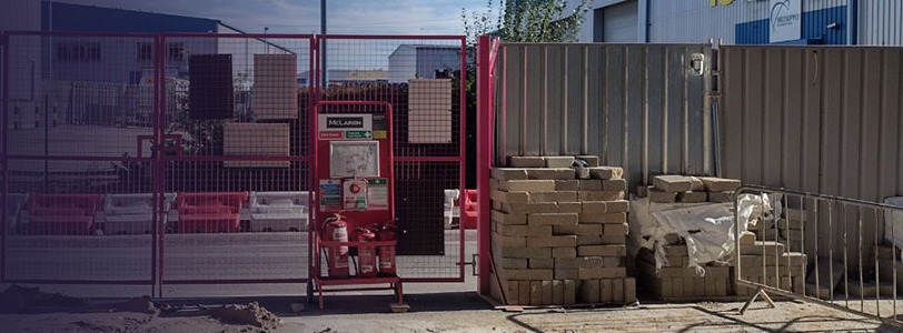 Construction site security with Armour Security protection